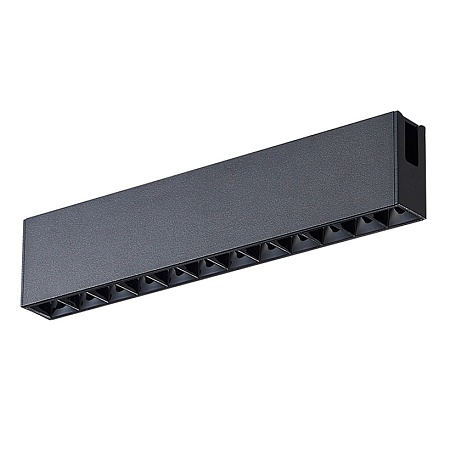 Магнитный трековый светильник FARM Черный LED 1*12W 3000K 609Lm Ra90 40 IP20 L232xW24xH ST816.406.12 - фото