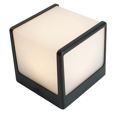 Светильник садово-парковый Feron DH0604,на стену, GX53 230V, черный - фото