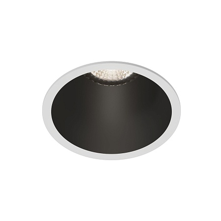 DK3026-WB Встраиваемый светильник, IP 20, 10 Вт, GU5.3, LED, белый/черный, пластик - фото