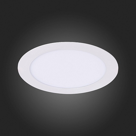 Св-к встр. Белый LED 1*12W 3000K 816Lm Ra80 110° IP20 D170xH8 90-265V ST209.538.12 - фото