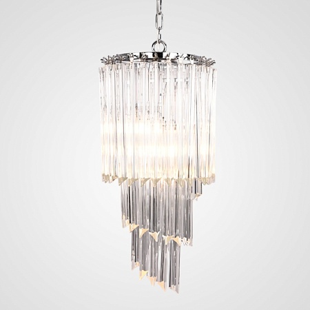 Люстра Odeon Chandelier Glass Clear Imperiumloft 75294-22 - фото