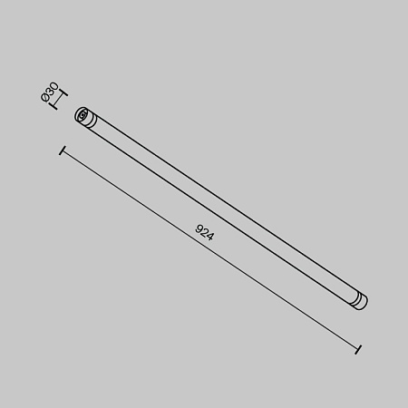Светильник Technical C148CL-L900-13W3K-B - фото