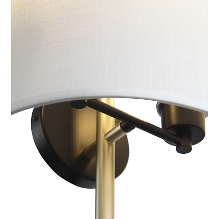 Светильник настенный ST-Luce Золотистый/Белый E27 2*60W SL6227.201.02 - фото