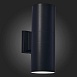 Светильник уличный настенный ST-Luce Черный/Черный LED 2*8W 4000K SL074.411.02 - фото