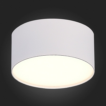 Светильник потолочный Белый LED 1*12W 3000K 1 080Lm Ra>85 120° IP20 D120xH55 185-265V ST606.532.12 - фото