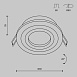 Встраиваемый светильник Technical Atom DL023-2-01S - фото