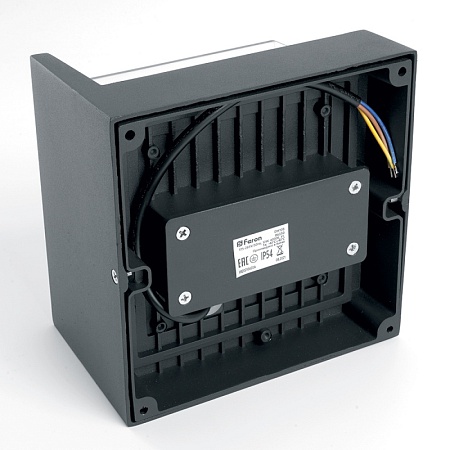 Светильник уличный светодиодный Feron DH108, 12W, 720Lm, 4000K, черный - фото