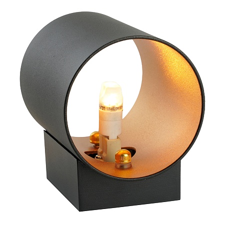 Светильник настенный Feron ML1750 Glow G9,15W, 230V чёрный + золото IP20 - фото