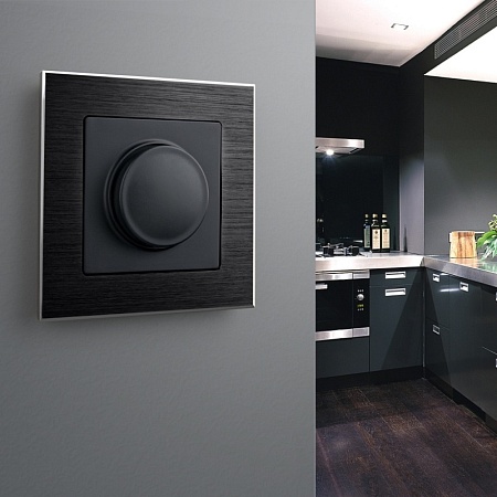 Диммер черный матовый WL08-DM600 - фото