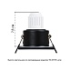 Точечный встраиваемый светильник ARTE LAMP A2858PL-1BK - фото