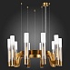 Люстра подвесная ST-Luce Латунь/Хром, Прозрачный E14 10*40W SL1235.303.10 - фото
