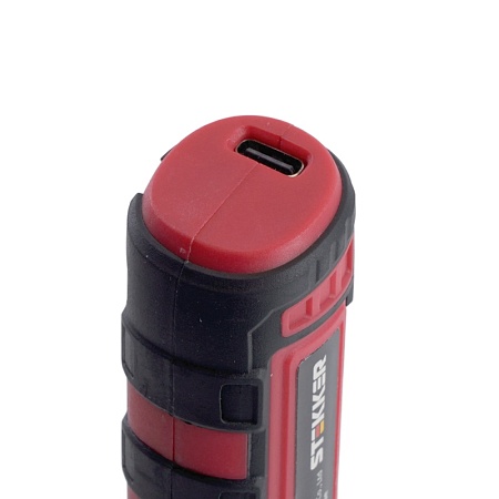 Паяльник беспроводной 8W, нихромовый нагреватель, 1800 mAh, 5В, красный/черный, PLE801-08 - фото