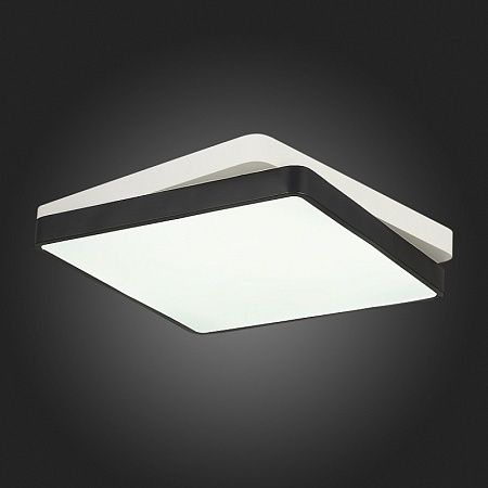 Светильник потолочный Черный, Белый/Белый LED 1*45W 3000K/4000K/6000K SLE200712-01 - фото