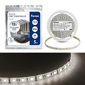Светодиодная LED лента Feron LS606, 60SMD(5050)/m 14.4W/m 12V 5m 4000К