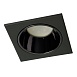 Светильник встраиваемый Feron DL3112 потолочный MR16 G5.3  черный + черный хром - фото