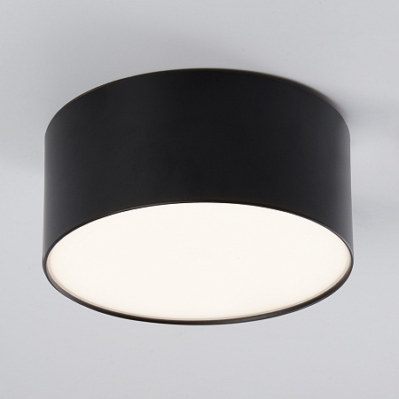 Светильник накладной со светодиодами 20W, 1400Lm, черный (4000К), AL200 “Simple matte” - фото