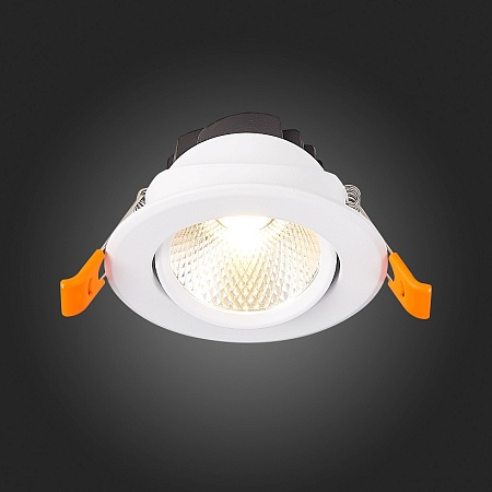 Св-к встр. Белый LED 1*8W 3000K 640Lm Ra80 36° IP20 D86xH50 220-240V ST211.538.08.36 - фото