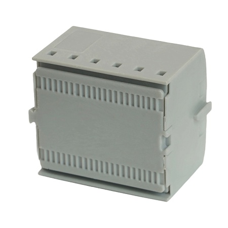 Зажим блочный (групп) для распред.тока нагрузки push-in на 12 точек, сеч 2,5 мм2, 450V, 24А, серый LD580 - фото