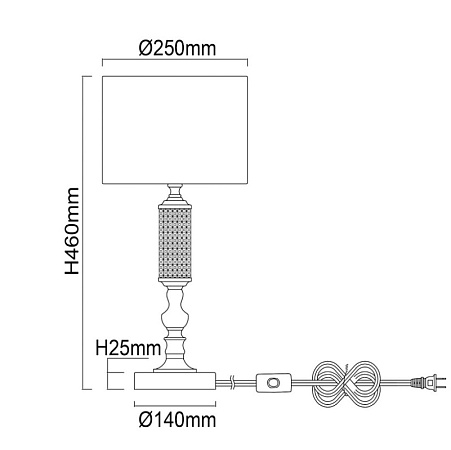Настольная лампа MW-Light Онтарио 692031501 - фото