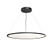 DK6620-BK Подвесной горизонтальный светильник Veil со светодиодом H900 d1000 220V 96W 3000-6000K IP20 черный алюминий - фото