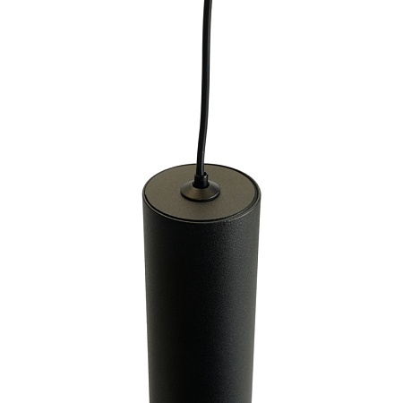 Светильник потолочный Feron ML1008 Barrel LUNA levitation на подвесе MR11 35W 230V, черный 40*250 - фото