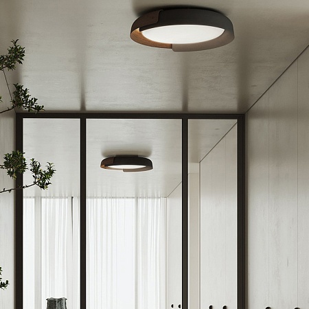 Потолочный Светильник Adda Black/Wood Imperiumloft 223831-23 - фото