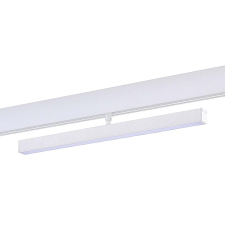 Магнитный трековый светильник Белый LED 1*12W 3000K 900Lm Ra>90 120° IP20 L405xW22,5xH9 ST802.536.12 - фото