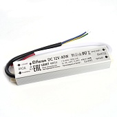Трансформатор электронный для светодиодной ленты 40W 12V IP67 (драйвер), LB007 FERON