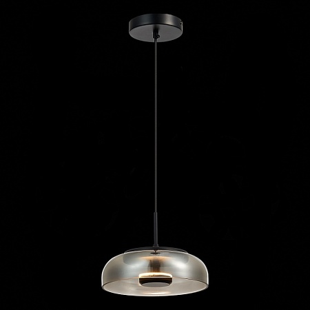 Подвес ST-Luce Черный/Дымчатый LED 1*7W 4000K SL6002.403.01 - фото
