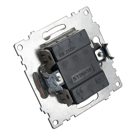 Рамка 2-местная (без перемычки), стекло, STEKKER, GFR00-7012-01, серия Катрин, белый - фото