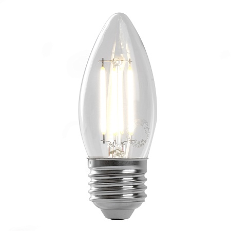 Лампа светодиодная Feron LB-66 Свеча E27 7W 230V 6400K - фото