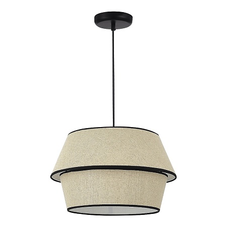 Светильник подвесной ST-Luce Черный/Бежевый, Черный E27 1*40W SL1354.413.01 - фото