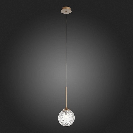 Подвес ST-Luce Золотистый/Прозрачный G9 LED 1*5W SL1152.203.01 - фото