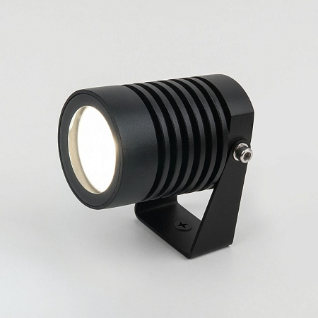 Ландшафтный светодиодный поворотный светильник Landscape IP54 043 FL LED черный Elektrostandard - фото