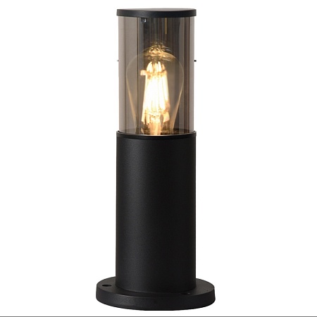 Светильник садово-парковый Feron DH1303, столб,  E27 230V, черный - фото