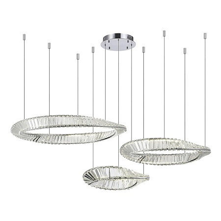 Светильник подвесной ST-Luce Хром/Прозрачный LED 1*97W 4000K SL6204.111.03 - фото