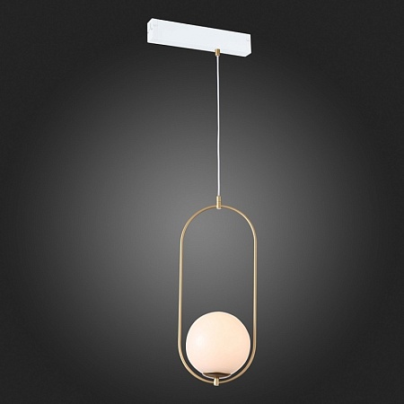 Св-к трек. Золотистый E27 1*40W IP20 L240xW200xH570 180-240V Без ламп ST500.203.01 - фото