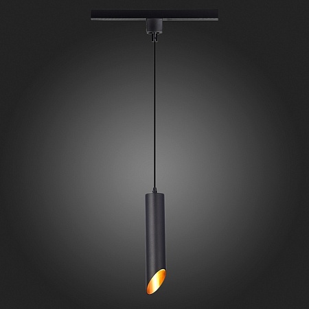 Светильник трековый Черный GU10 1*50W IP20 D60xH300 220V Без ламп ST152.406.01 - фото