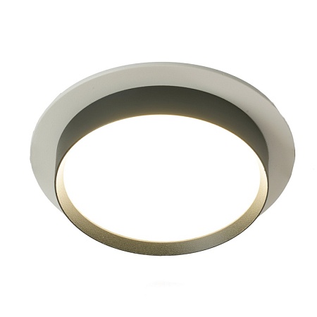 Светильник встраиваемый Feron DL507 потолочный GX53 белый + черный круг - фото