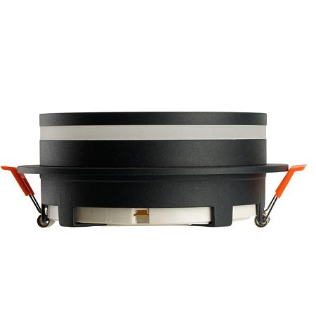 Светильник встраиваемый Feron DL702 LUNA потолочный GX70 черный круг - фото