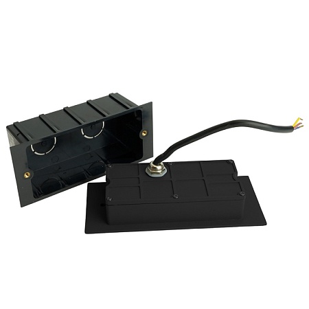 Светодиодный светильник Feron LN012 встраиваемый 5W 4000K, IP65, черный - фото