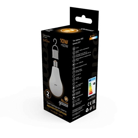 Светодиодная лампа GAUSS 102402100_GAUSS - фото