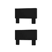 Торцевая заглушка SKYFLAT (2 шт) ST-Luce Черный ST067.409.19