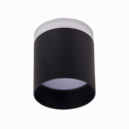 Светильник потолочный Черный LED 1*12W 4000K 936Lm Ra>80 120° IP20 D100xH90 170-240V ST102.442.12 - фото