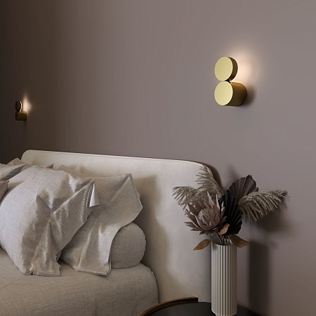 Настенный светодиодный светильник 40131/LED золото Elektrostandard - фото