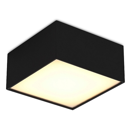 Светильник потолочный Черный LED 1*12W 3000K 1 080Lm Ra>90 120° IP20 L120xW120xH55 180- ST608.432.12 - фото