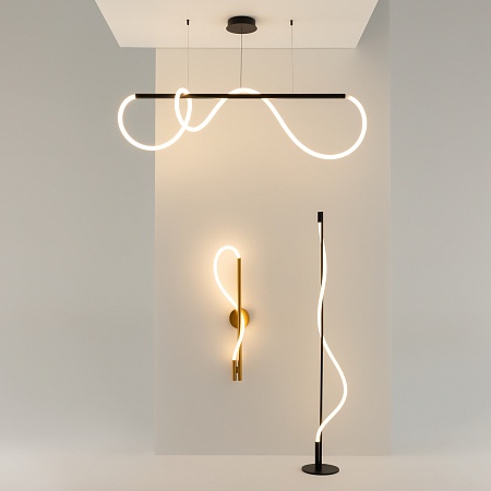 Напольный светильник (торшер) Maytoni Tau MOD166FL-L15B3K - фото