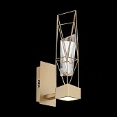 Бра ST-Luce Матовое золото/Матовое золото, Прозрачный LED 1*6W 4000K SL815.201.01