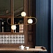 Подвесной Реечный Светильник Hoop L90 Латунь Imperiumloft 101675-26 - фото