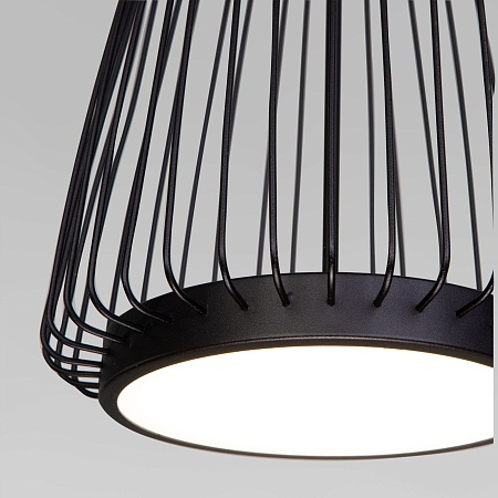 Подвесной светильник Eurosvet 40009/1 LED черный - фото